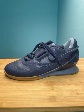 Reebok Legacy Lifter 2 II Women's Weightlifting Shoes Navy/Gum, Size 9, H02850